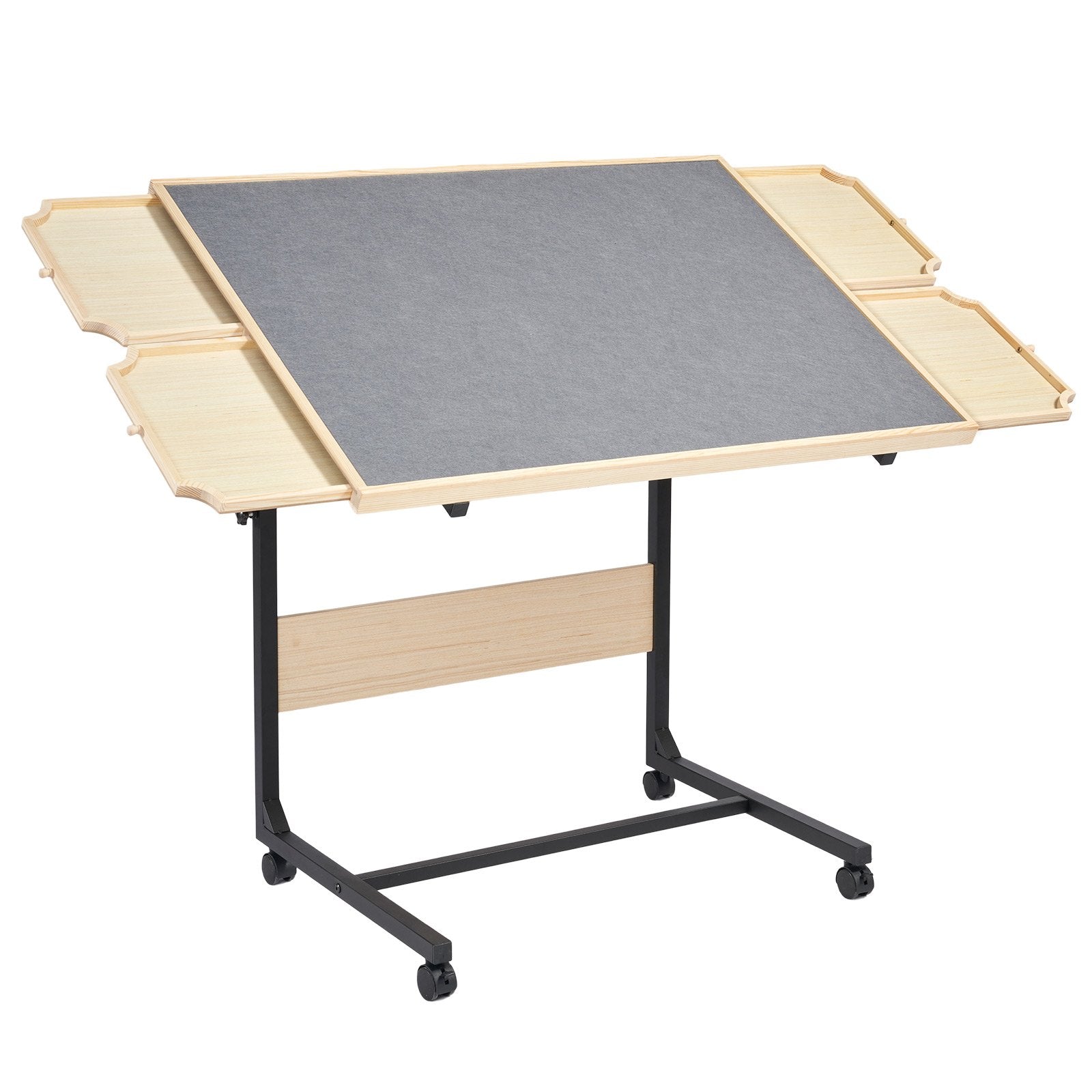 1500 Piece Puzzle Table with Legs, 4 Drawers and Cover, 86x63cm Portable Wooden Board with Wheels, Jigsaw V952-PTZ1500JXWGJ4VSU5001V0
