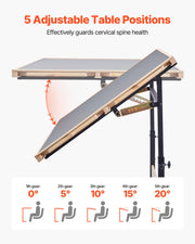 1500 Piece Puzzle Table with Legs, 4 Drawers and Cover, 86x63cm Portable Wooden Board with Wheels, Jigsaw V952-PTZ1500JXWGJ4VSU5001V0