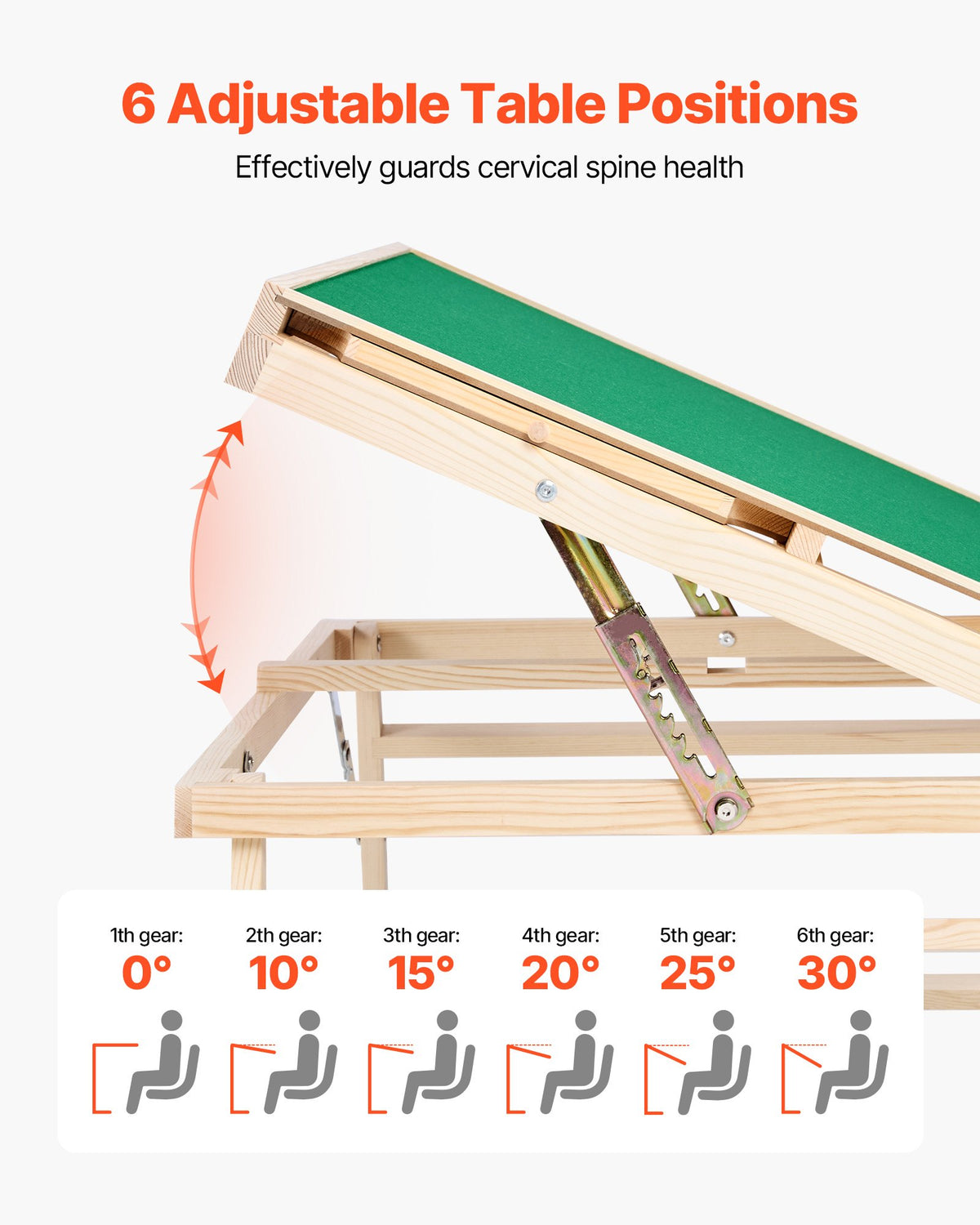 1500 Piece Puzzle Board with Folding Leg Portable Wooden Jigsaw 86x63cm V952-PTZ1500JXWGZNJKWJ001V0
