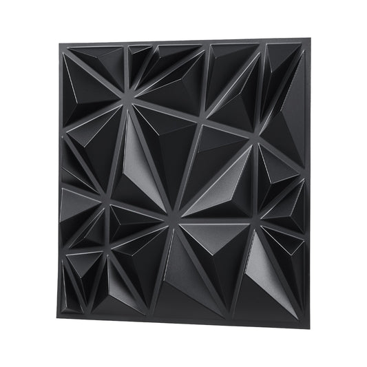 3D Wall Panels, 33-Pack 30 x 30 cm PVC Modern Art Minimalist Diamond Tiles, 2.97 m2 Coverage Accent Wall V952-PVC3DQBXDYSJ6XSHBV0