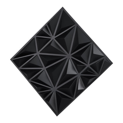 3D Wall Panels, 33-Pack 30 x 30 cm PVC Modern Art Minimalist Diamond Tiles, 2.97 m2 Coverage Accent Wall V952-PVC3DQBXDYSJ6XSHBV0