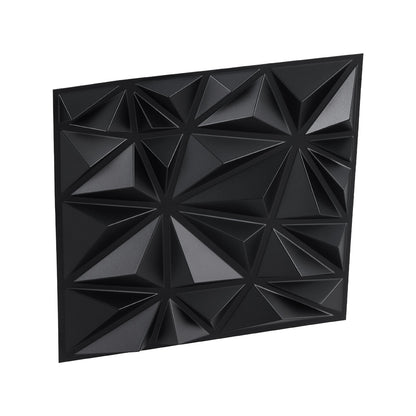 3D Wall Panels, 33-Pack 30 x 30 cm PVC Modern Art Minimalist Diamond Tiles, 2.97 m2 Coverage Accent Wall V952-PVC3DQBXDYSJ6XSHBV0