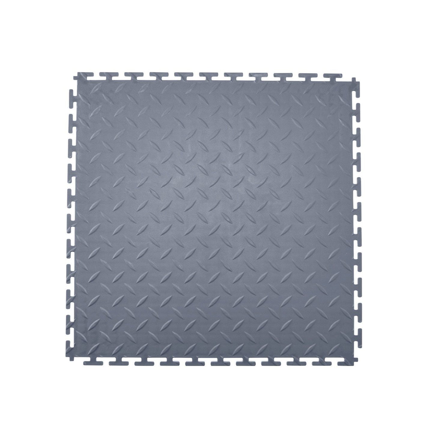 Garage Floor Tiles Interlocking, 16 Pack 513 x 513 x 5 mm Interlocking Modular Garage Flooring Tiles, Diamond V952-PVCLSCKDDPVC9AKRO001V0