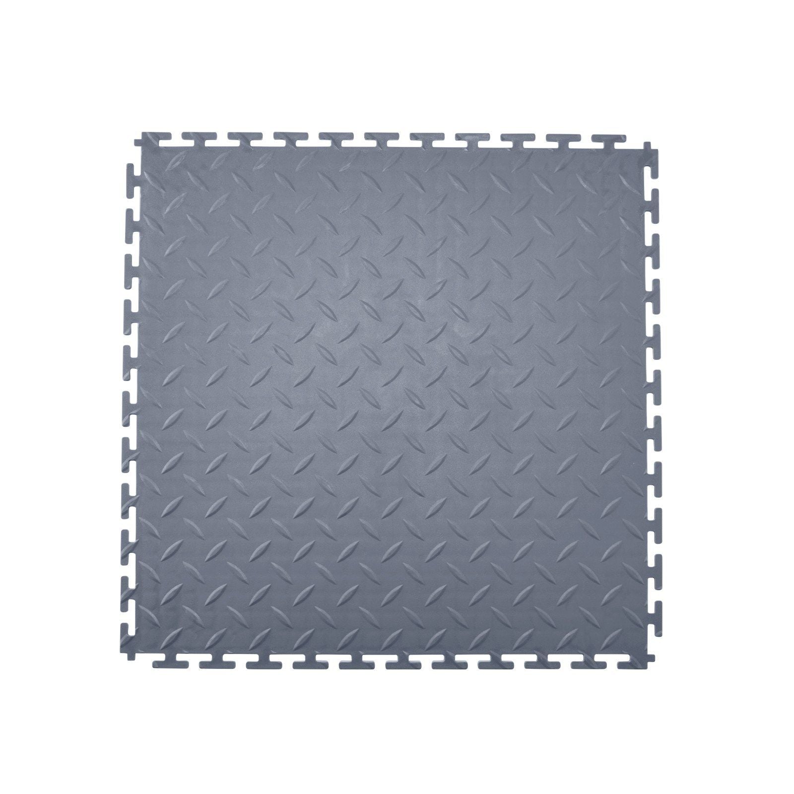 Garage Floor Tiles Interlocking, 16 Pack 513 x 513 x 5 mm Interlocking Modular Garage Flooring Tiles, Diamond V952-PVCLSCKDDPVC9AKRO001V0