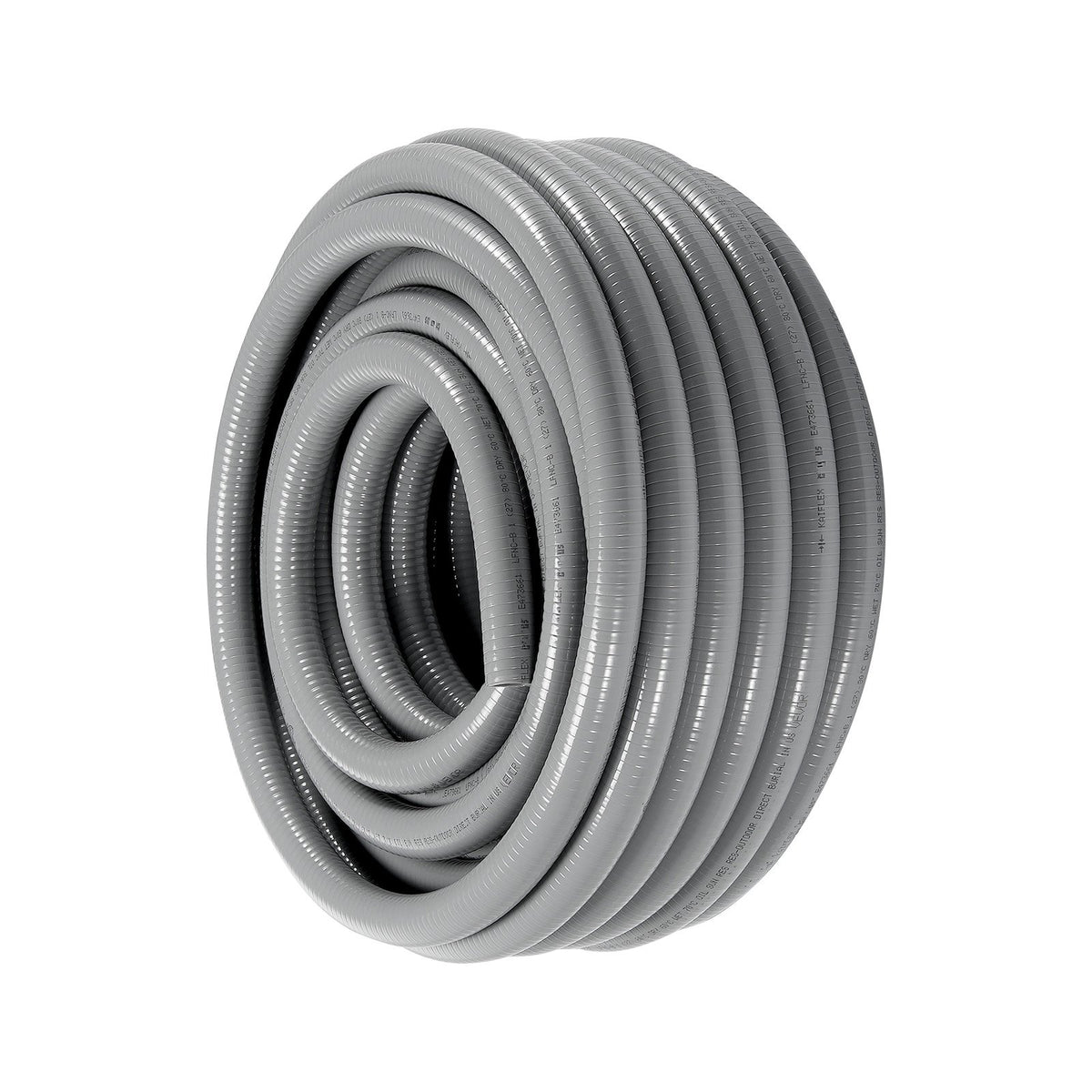 12.7 mm Flexible Electrical Conduit, 30.5 m, PVC Liquid-Tight Conduit Non-Metallic with 5 Straight and 5 V952-PVCYMDQDG1004Q1FJV0