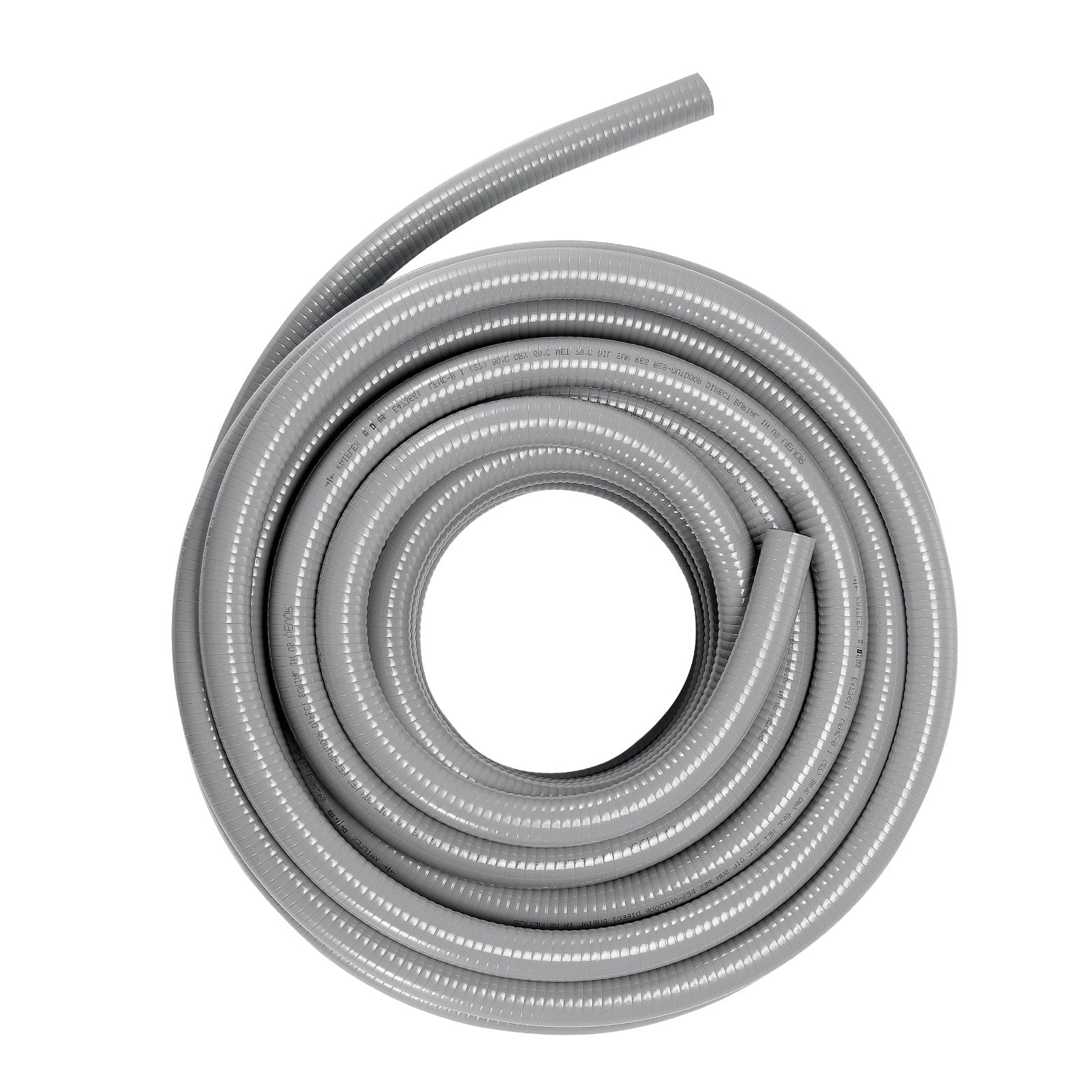12.7 mm Flexible Electrical Conduit, 30.5 m, PVC Liquid-Tight Conduit Non-Metallic with 5 Straight and 5 V952-PVCYMDQDG1004Q1FJV0