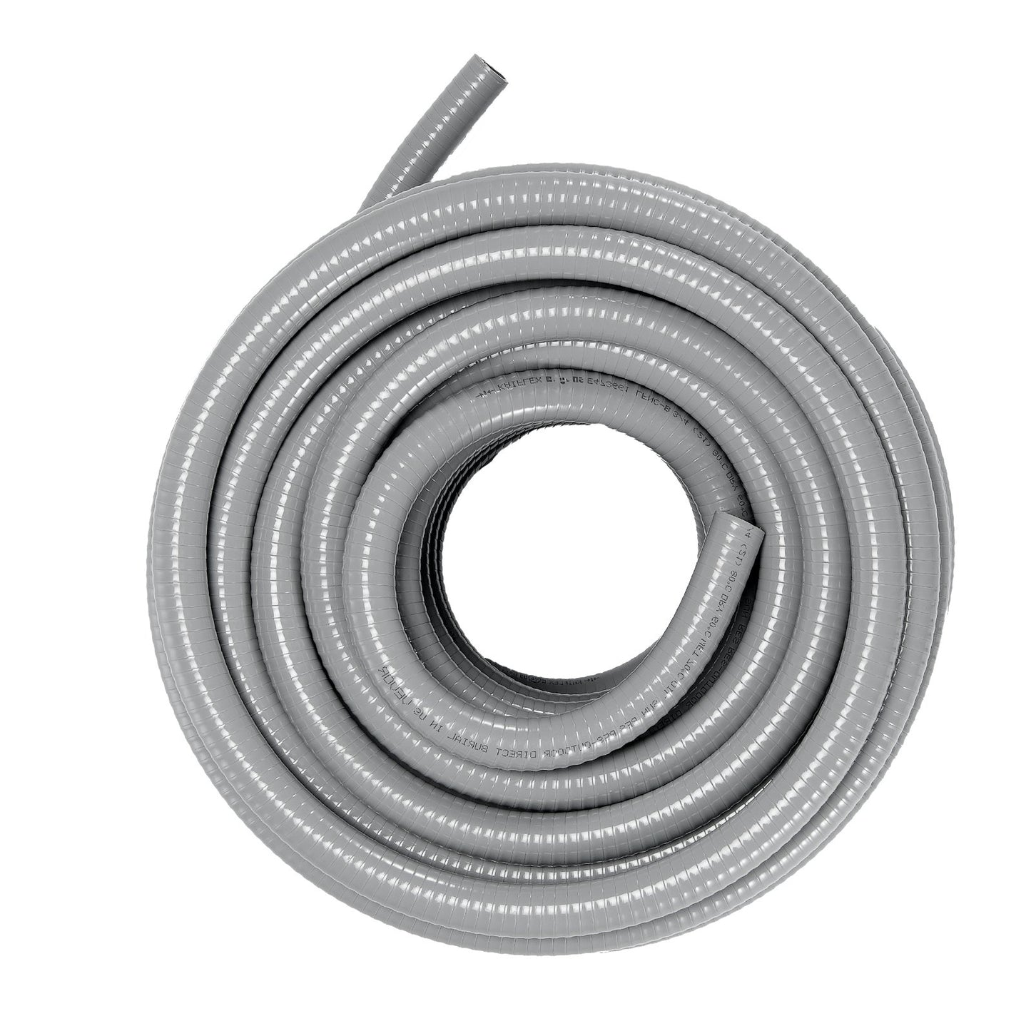 19.1 mm Flexible Electrical Conduit, 30.5 m, PVC Liquid-Tight Conduit Non-Metallic with 5 Straight and 5 V952-PVCYMDQDG34IIP87TV0