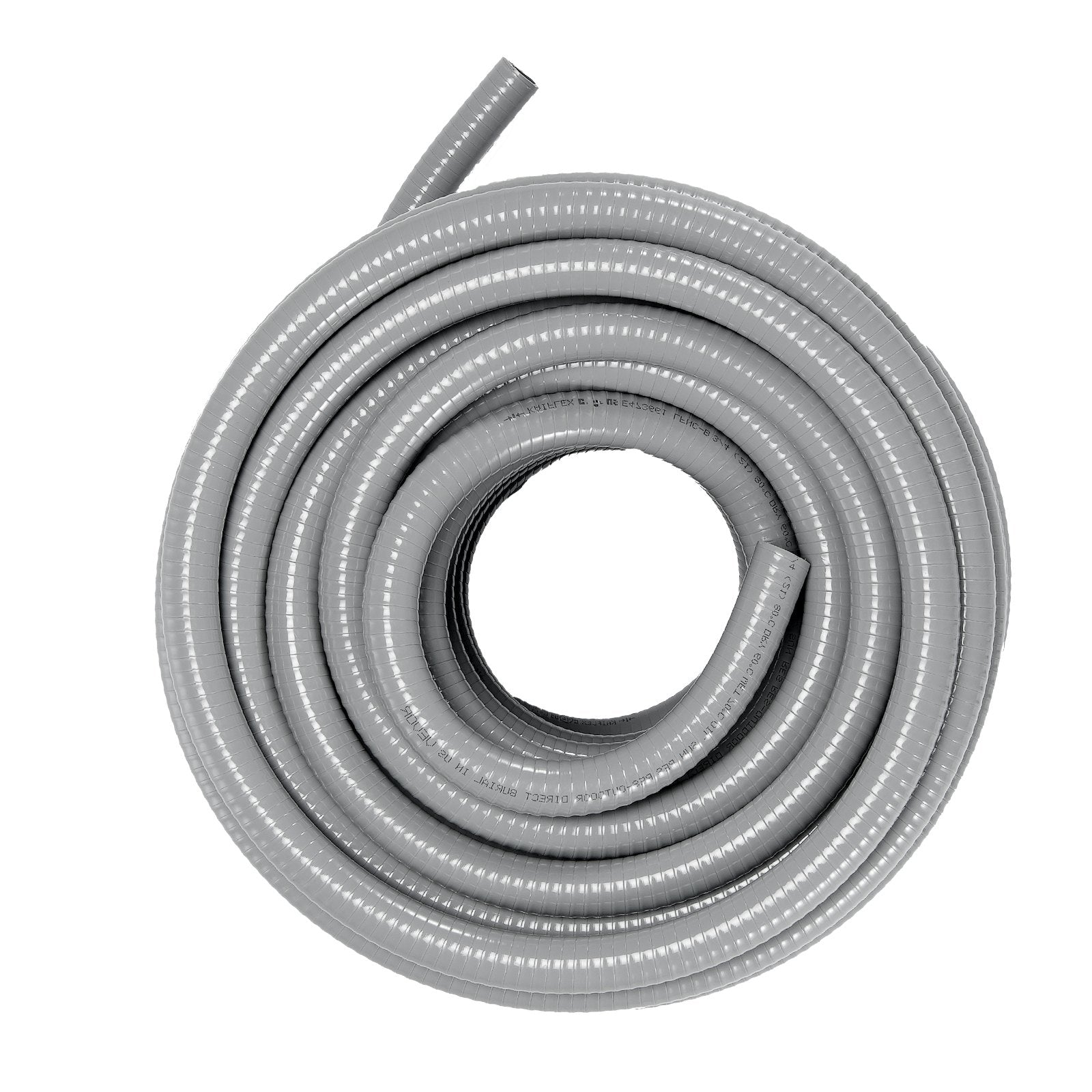 19.1 mm Flexible Electrical Conduit, 30.5 m, PVC Liquid-Tight Conduit Non-Metallic with 5 Straight and 5 V952-PVCYMDQDG34IIP87TV0