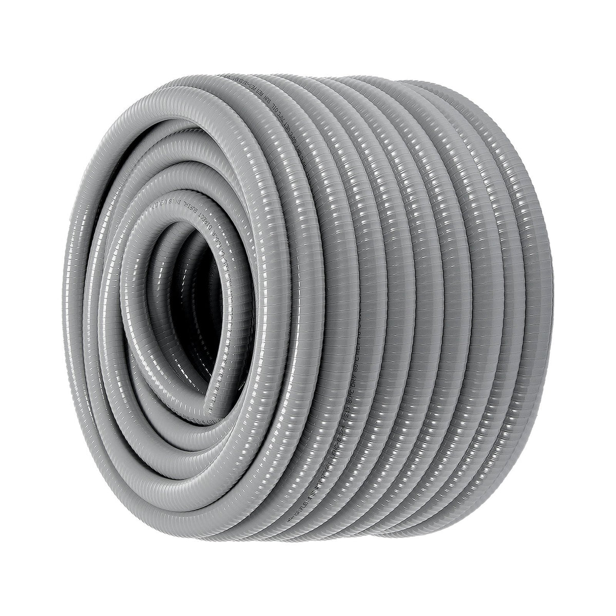 19.1 mm Flexible Electrical Conduit, 30.5 m, PVC Liquid-Tight Conduit Non-Metallic with 5 Straight and 5 V952-PVCYMDQDG34IIP87TV0