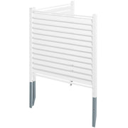 48" W x 48" H Vinyl Privacy Fence Panels, Air Conditioner Fence, Outdoor Privacy Screens for Trash Can, Pool V952-PVCYSWLMB48X1YA2SV0