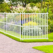 1.22m W x 1.22m H Vinyl Privacy Fence Panels, Air Conditioner Fence, Outdoor Privacy Screens for Trash Can, V952-PVCYSWLMB48X9JS2HV0
