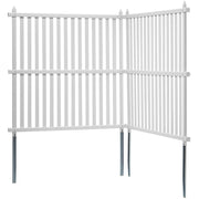 1.22m W x 1.22m H Vinyl Privacy Fence Panels, Air Conditioner Fence, Outdoor Privacy Screens for Trash Can, V952-PVCYSWLMB48X9JS2HV0