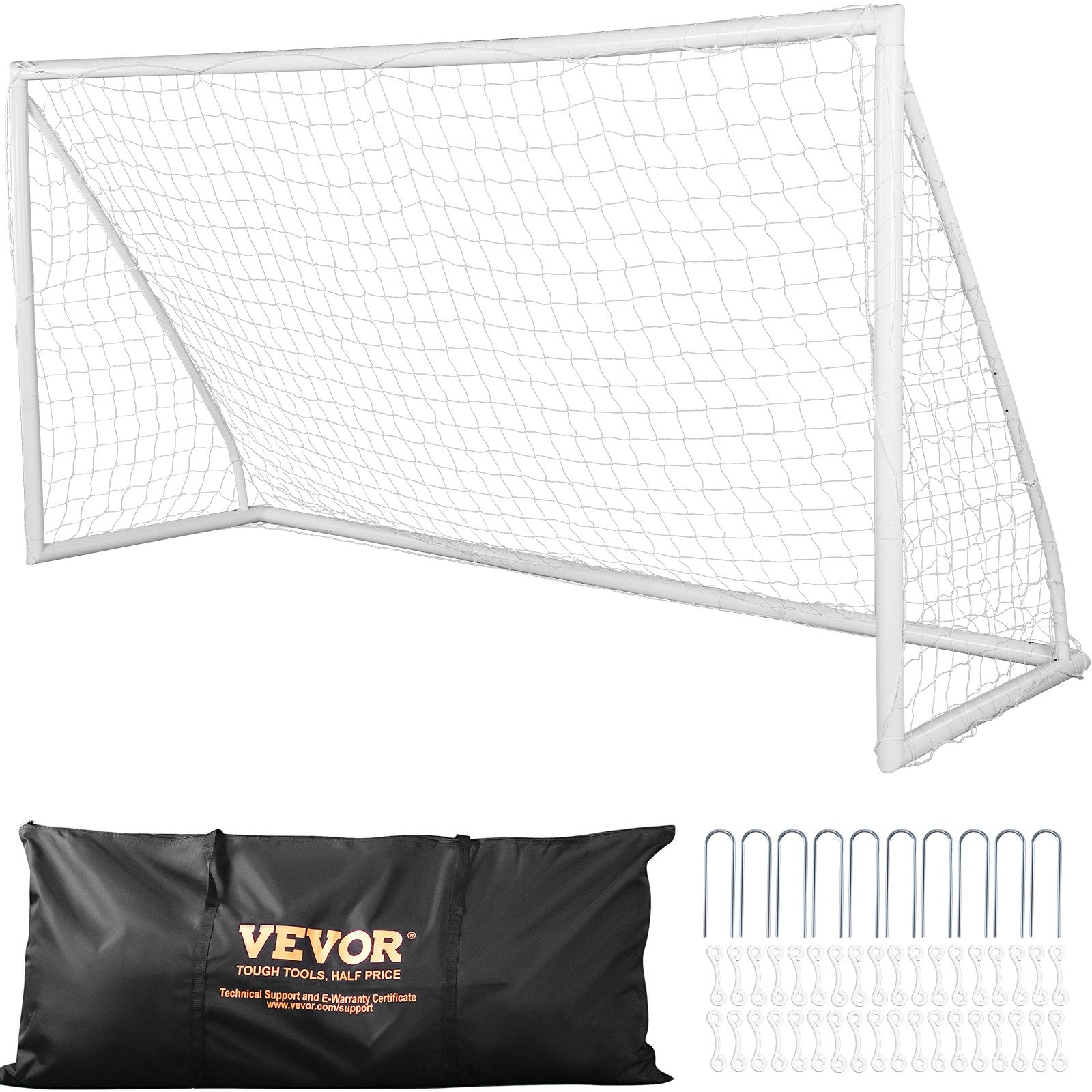 Portable Soccer Goal, 3.7x1.8M Soccer Net, Adults Kids Backyard Soccer Net, Large Practice Soccer Net, Youth V952-PVCZQMPVC1262YDO0V0