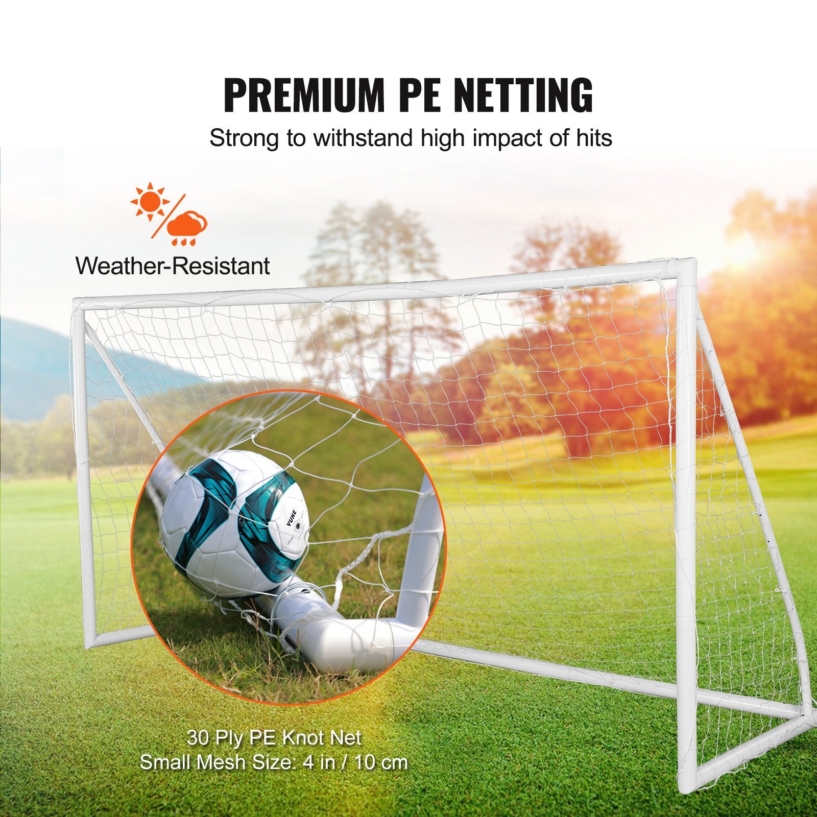 Portable Soccer Goal, 3.7x1.8M Soccer Net, Adults Kids Backyard Soccer Net, Large Practice Soccer Net, Youth V952-PVCZQMPVC1262YDO0V0