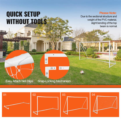 Portable Soccer Goal, 3.7x1.8M Soccer Net, Adults Kids Backyard Soccer Net, Large Practice Soccer Net, Youth V952-PVCZQMPVC1262YDO0V0