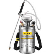 1.5Gal Stainless Steel Sprayer, Set with 16" Wand& Handle& 3.3FT Reinforced Hose, Hand Pump Sprayer with V952-PWQBXG6L000000001V0