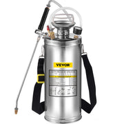 2Gal Stainless Steel Sprayer, Set with 20"" Wand& Handle& 3FT Reinforced Hose, Hand Pump Sprayer with V952-PWQBXG8L000000001V0