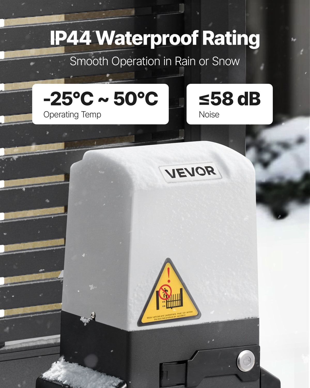 550W Electric Sliding Gate Opener 1500kg Chain Drive Infrared Sensor V952-PYMKMJNLCTPYVLDIZ001V3