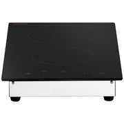 Electric Cooktop, 12 inch 2 Burners Built-in Electric Stove Top, 3000W Ceramic Radiant Cooktop with Glass V952-Q12INCH3000W2U7DKV3