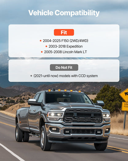63.5 mm Front Leveling Lift Kit for 2004-2025 Ford F150 2WD/4WD, 2003-2018 Expedition, 2005-2008 Lincoln Mark V952-QBDPTSTJFORDZHXT8001V0