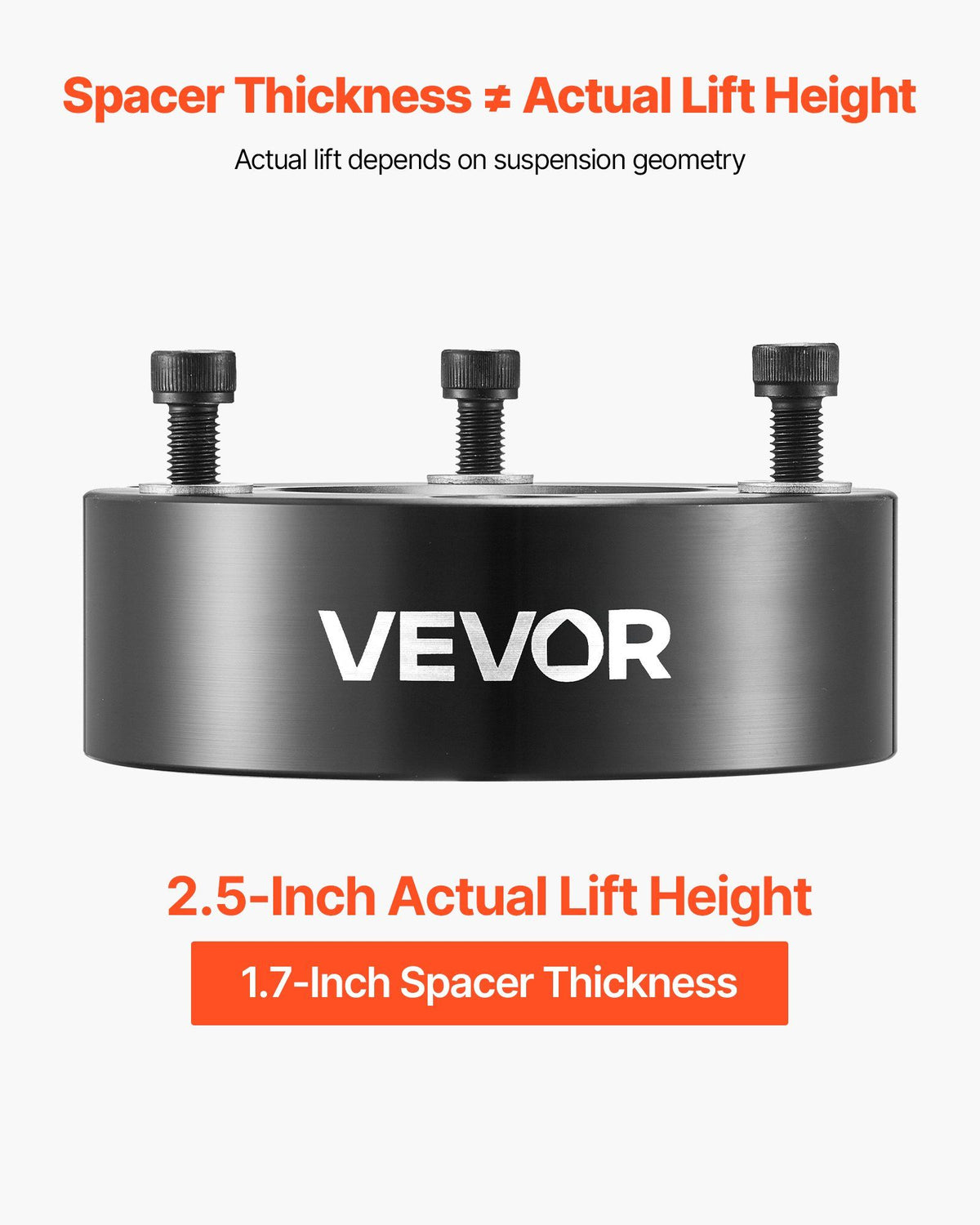 63.5 mm Front Leveling Lift Kit for 2004-2025 Ford F150 2WD/4WD, 2003-2018 Expedition, 2005-2008 Lincoln Mark V952-QBDPTSTJFORDZHXT8001V0