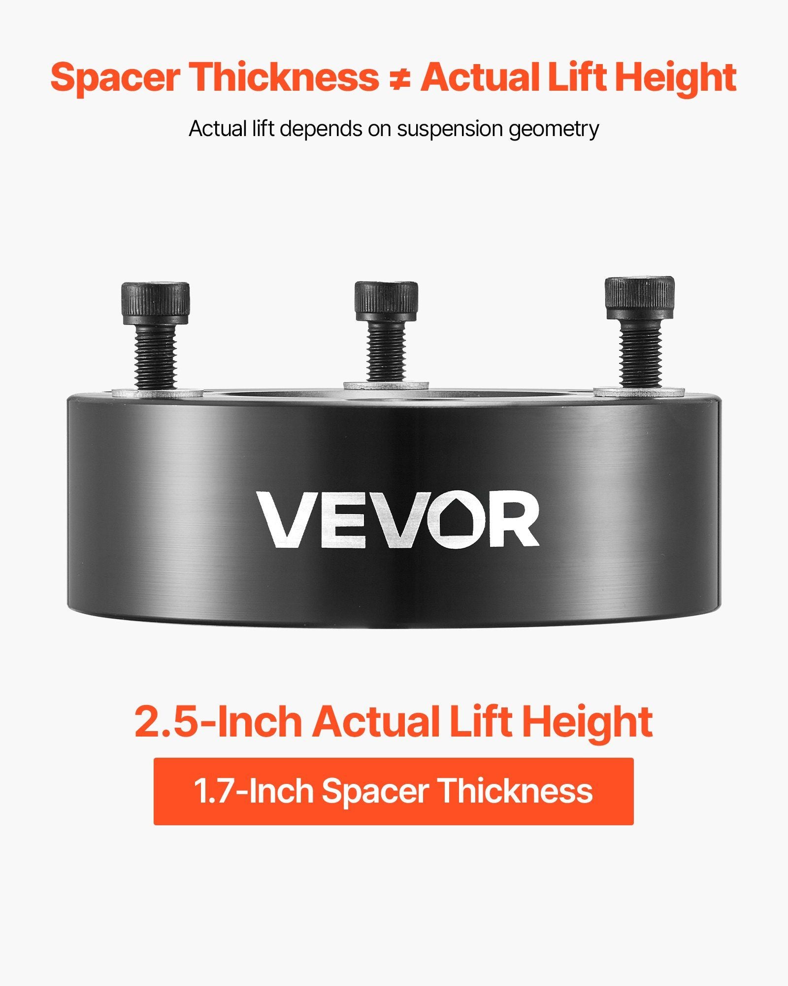 63.5 mm Front Leveling Lift Kit for 2004-2025 Ford F150 2WD/4WD, 2003-2018 Expedition, 2005-2008 Lincoln Mark V952-QBDPTSTJFORDZHXT8001V0
