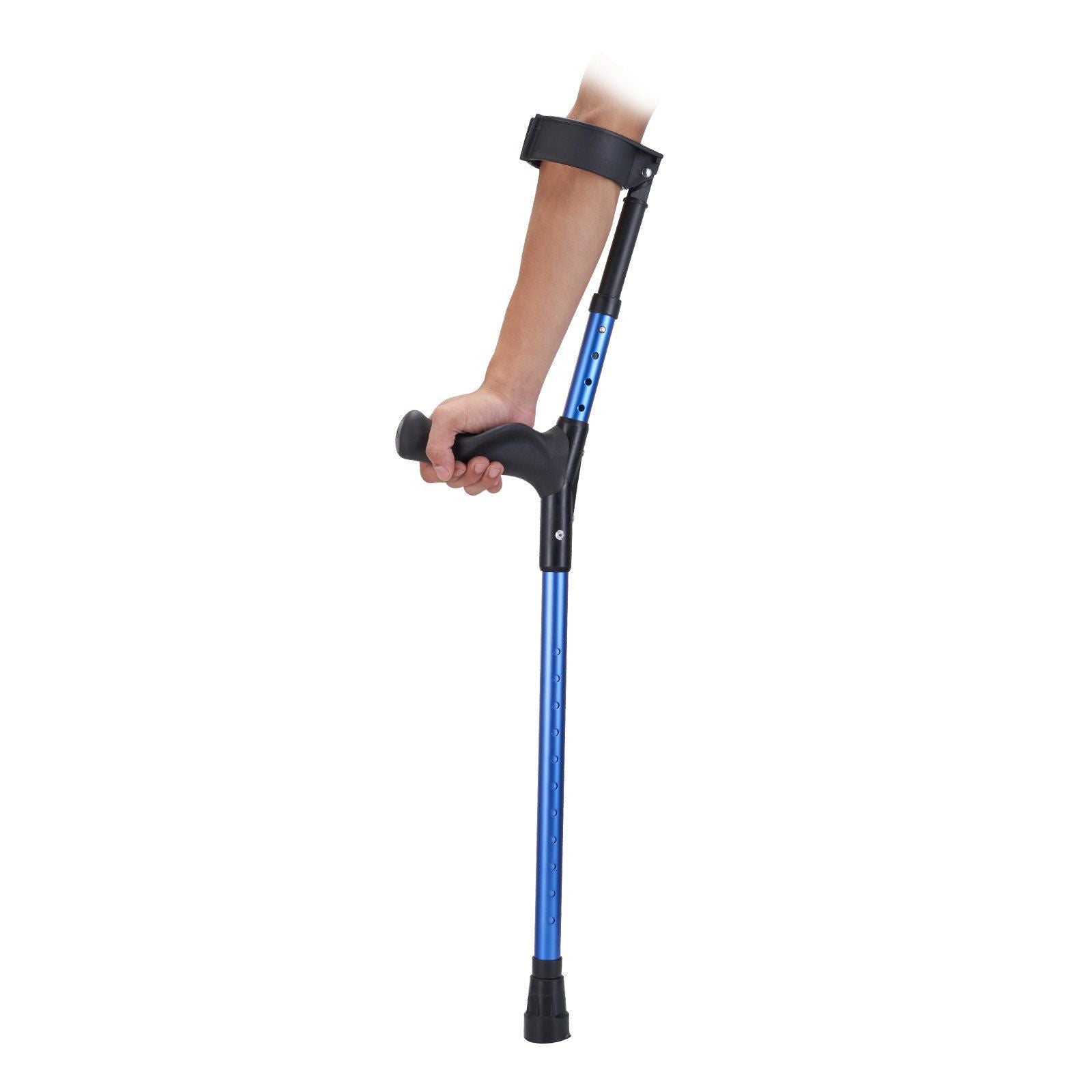 Forearm Crutches for Adults, 11-Level Height Adjustable Walking Crutches with 4-Level Upper Cuff, Lightweight V952-QBGZPVCRTGCXUI84QV0