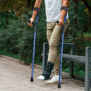 Forearm Crutches for Adults, 11-Level Height Adjustable Walking Crutches with 4-Level Upper Cuff, Lightweight V952-QBGZPVCRTGCXUI84QV0