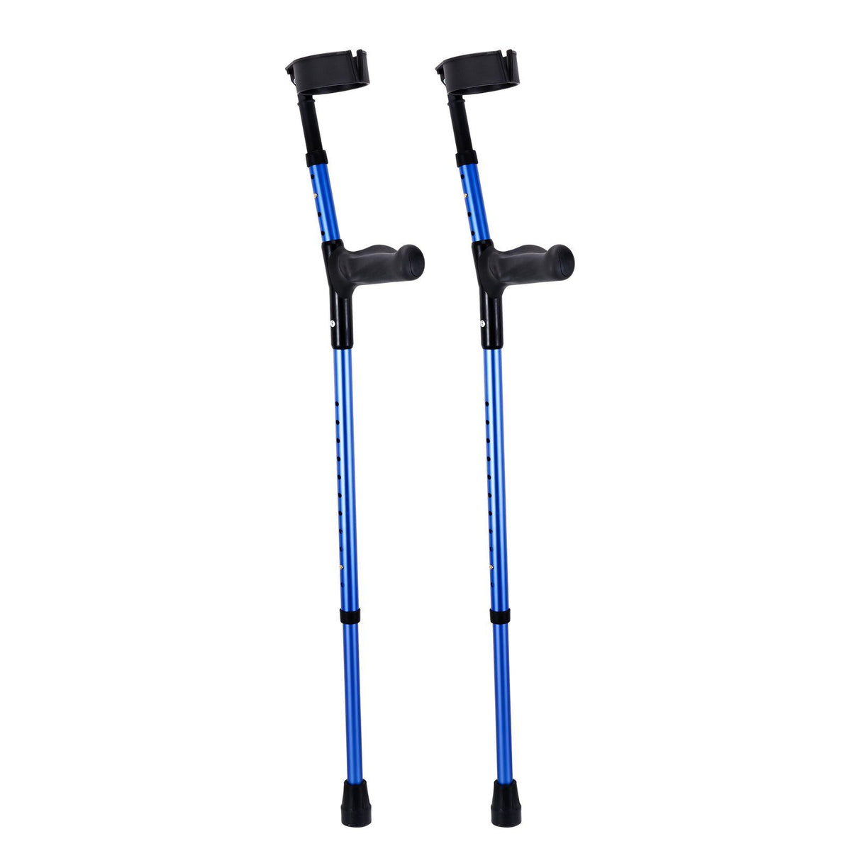 Forearm Crutches for Adults, 11-Level Height Adjustable Walking Crutches with 4-Level Upper Cuff, Lightweight V952-QBGZPVCRTGCXUI84QV0