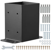 101.6x101.6mm Post Base 2 Pcs, Inner Size 91x91 Post Base Brackets, Heavy Duty Powder-Coated Post Anchor V952-QBLZDZTG2J447P4OSV0
