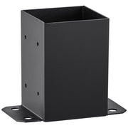 101.6x101.6mm Post Base 2 Pcs, Inner Size 91x91 Post Base Brackets, Heavy Duty Powder-Coated Post Anchor V952-QBLZDZTG2J447P4OSV0