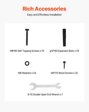 4x4 Post Base 4 Pcs, Inner Size 3.6x3.6 inch / 92x92 mm Post Brackets, Heavy Duty Carbon Steel Decking Posts, V952-QBLZDZTG4J20Y2BH6001V0