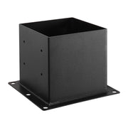4x4 Post Base 4 Pcs, Inner Size 3.6x3.6 inch / 92x92 mm Post Brackets, Heavy Duty Carbon Steel Decking Posts, V952-QBLZDZTG4J20Y2BH6001V0