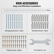 101.6x101.6mm Post Base 4 Pcs, Inner Size 91x91 Post Base Brackets, Heavy Duty Powder-Coated Post Anchor V952-QBLZDZTG4J44INMMHV0
