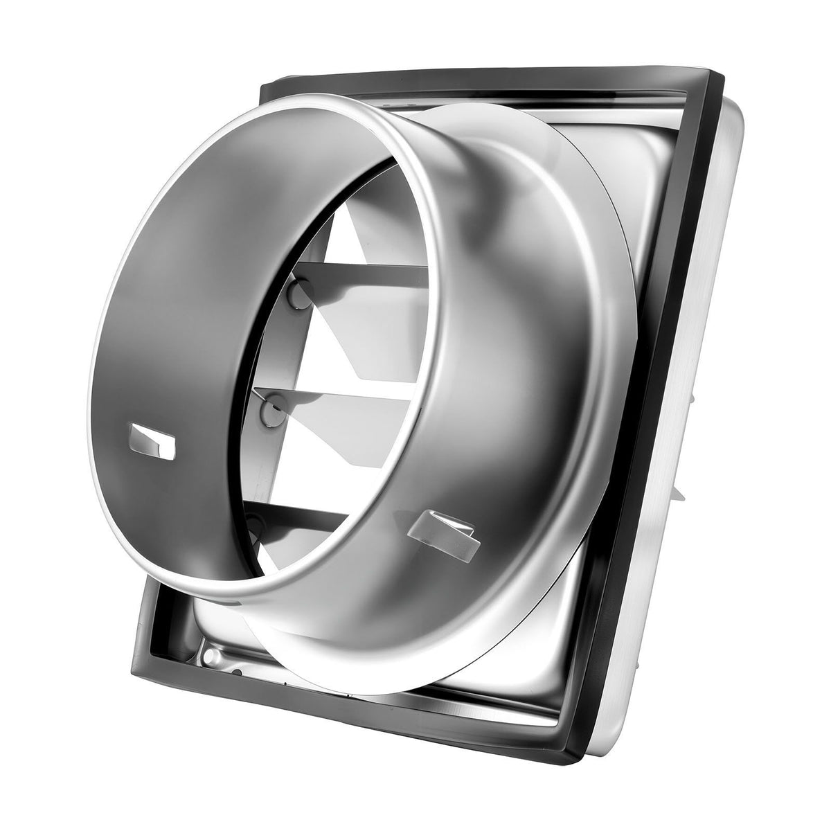 145mm Wall Vent Cover, Louvered Square AC Vent Gable Cover, Premium Stainless Steel & with Noise Reducing V952-QBPQTFKBYCSFQV0BX001V0