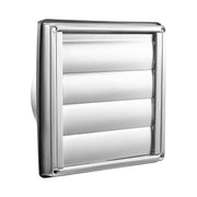 145mm Wall Vent Cover, Louvered Square AC Vent Gable Cover, Premium Stainless Steel & with Noise Reducing V952-QBPQTFKBYCSFQV0BX001V0