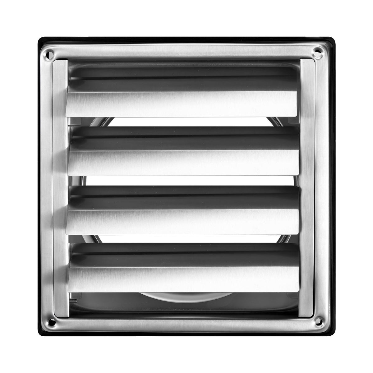 145mm Wall Vent Cover, Louvered Square AC Vent Gable Cover, Premium Stainless Steel & with Noise Reducing V952-QBPQTFKBYCSFQV0BX001V0