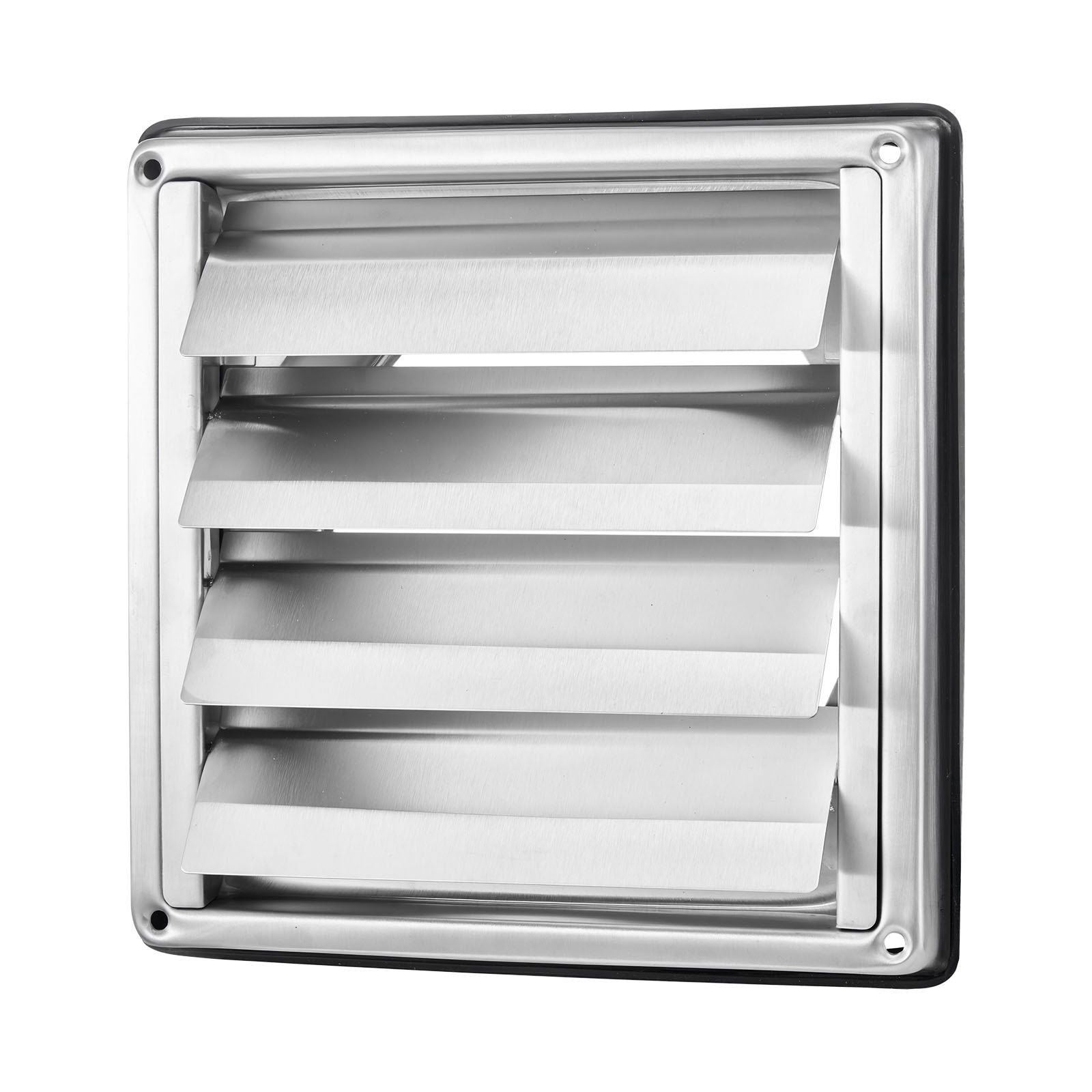 145mm Wall Vent Cover, Louvered Square AC Vent Gable Cover, Premium Stainless Steel & with Noise Reducing V952-QBPQTFKBYCSFQV0BX001V0