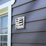 97mm Wall Vent Cover, Louvered Square AC Vent Gable Cover, Premium Stainless Steel & with Noise Reducing V952-QBPQTFKBYCSFZNJJB001V0