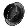 145 mm Wall Vent Cover, Louvered Round AC Vent Gable Cover, Premium Stainless Steel & with Built-in a V952-QBPQTFKBYCSYXOYTW001V0