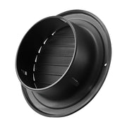 145 mm Wall Vent Cover, Louvered Round AC Vent Gable Cover, Premium Stainless Steel & with Built-in a V952-QBPQTFKBYCSYXOYTW001V0