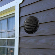 145 mm Wall Vent Cover, Louvered Round AC Vent Gable Cover, Premium Stainless Steel & with Built-in a V952-QBPQTFKBYCSYXOYTW001V0