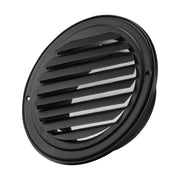 145 mm Wall Vent Cover, Louvered Round AC Vent Gable Cover, Premium Stainless Steel & with Built-in a V952-QBPQTFKBYCSYXOYTW001V0