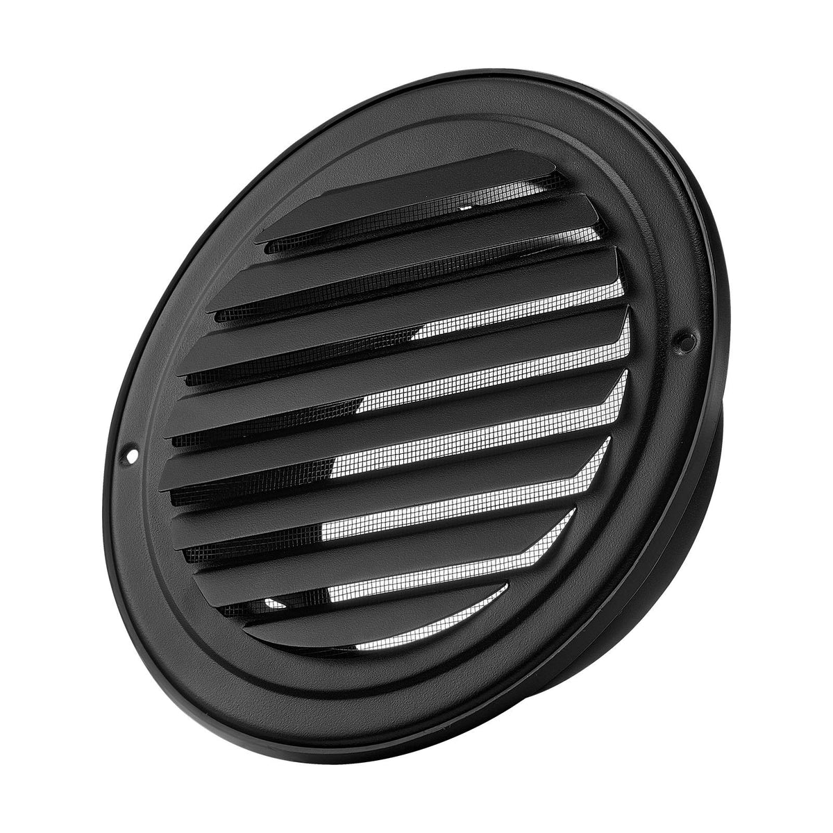 145 mm Wall Vent Cover, Louvered Round AC Vent Gable Cover, Premium Stainless Steel & with Built-in a V952-QBPQTFKBYCSYXOYTW001V0
