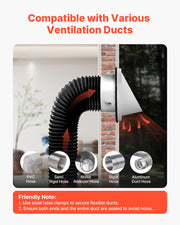 97mm External Extractor Wall Vent Cover, Square AC Vent Gable Cover, Premium Stainless Steel & with Built-in V952-QBPQTFKGSFX4BGJJ9001V0