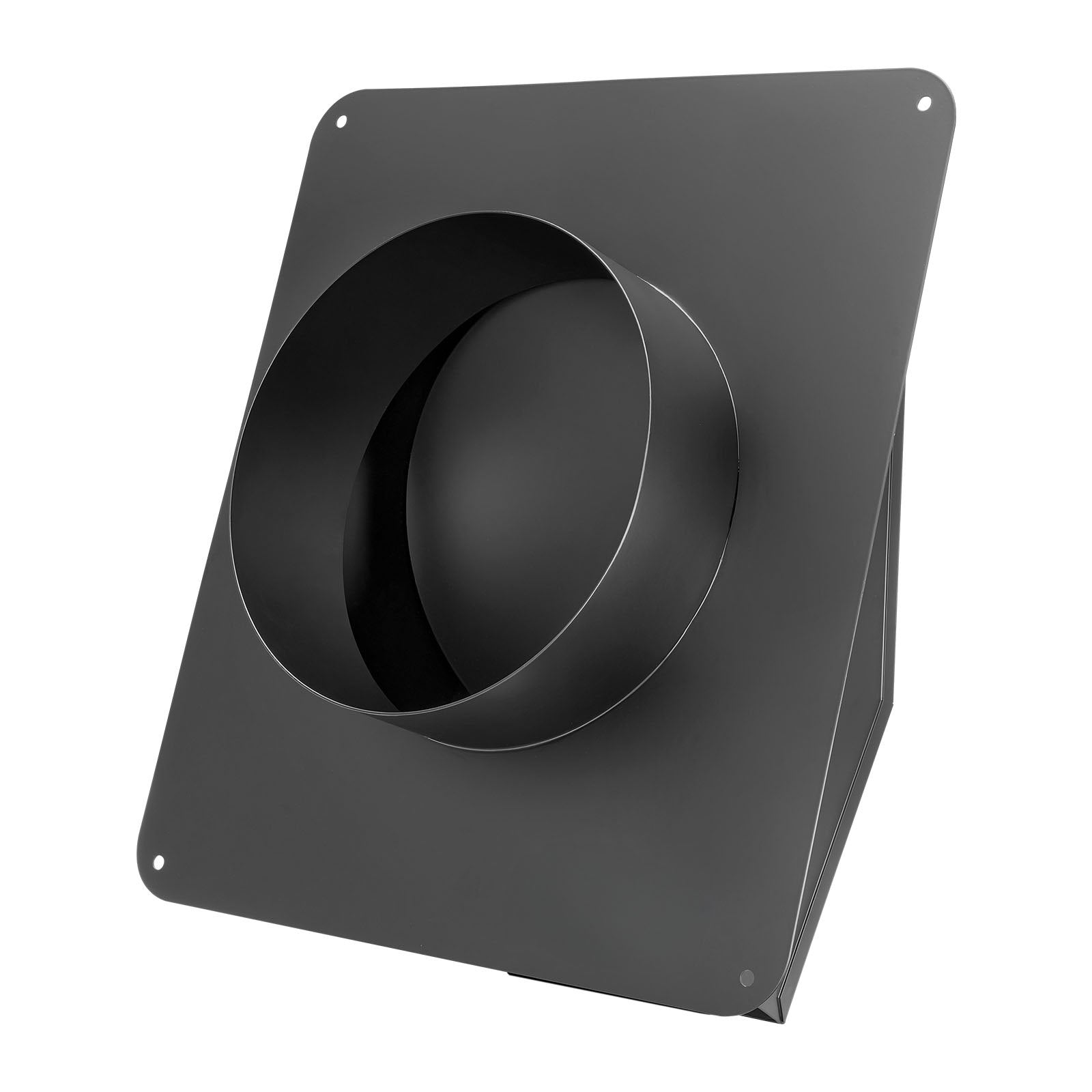 149 mm Hooded Wall Vent Cover SPCC Steel Roof Exhaust 1 Pack Black V952-QBPQTFKZSFX68VX60001V0