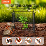 4 Pack Plant Protector from Animals, 13.4'' x 13.4'' Chicken Wire Plant Protector, Plant Cages for Outdoor V952-QBWZCL12YCHSE5ZGTV0