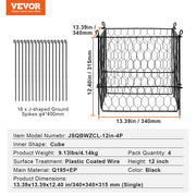 4 Pack Plant Protector from Animals, 13.4'' x 13.4'' Chicken Wire Plant Protector, Plant Cages for Outdoor V952-QBWZCL12YCHSE5ZGTV0
