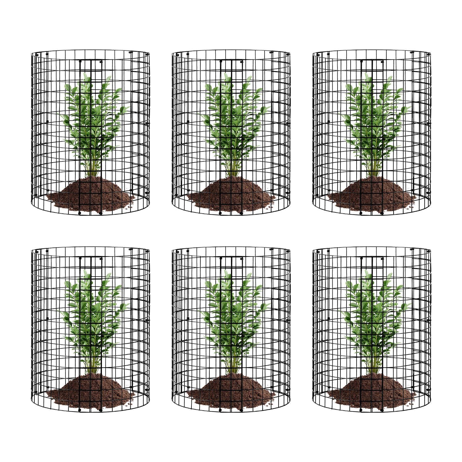 6 Pack Plant Protector from Animals, 320mm Dia. x 355mm H Chicken Wire Plant Protector, Plant Cages for V952-QBWZCL14YCHS4N9UIV0
