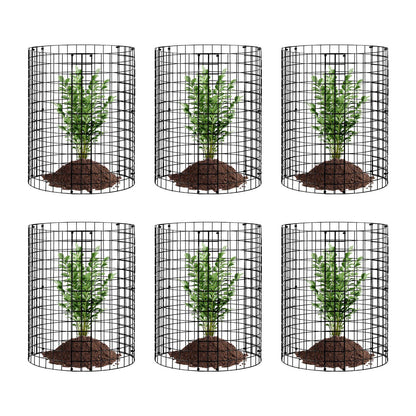 6 Pack Plant Protector from Animals, 320mm Dia. x 355mm H Chicken Wire Plant Protector, Plant Cages for V952-QBWZCL14YCHS4N9UIV0